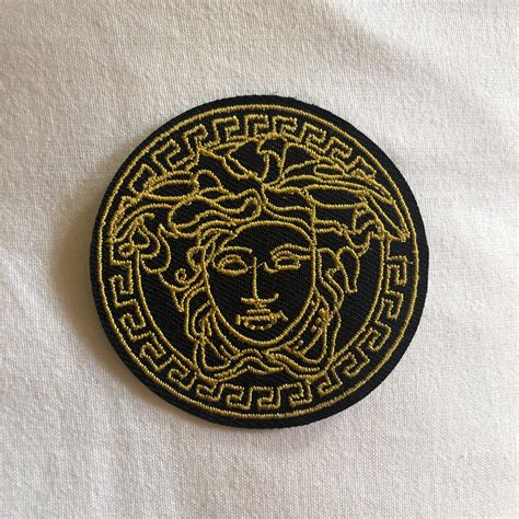 versace iron on patch